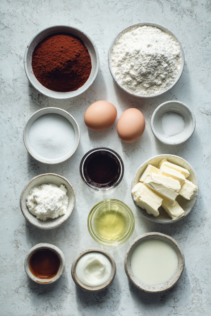 Red Velvet Cream Cheese Muffins